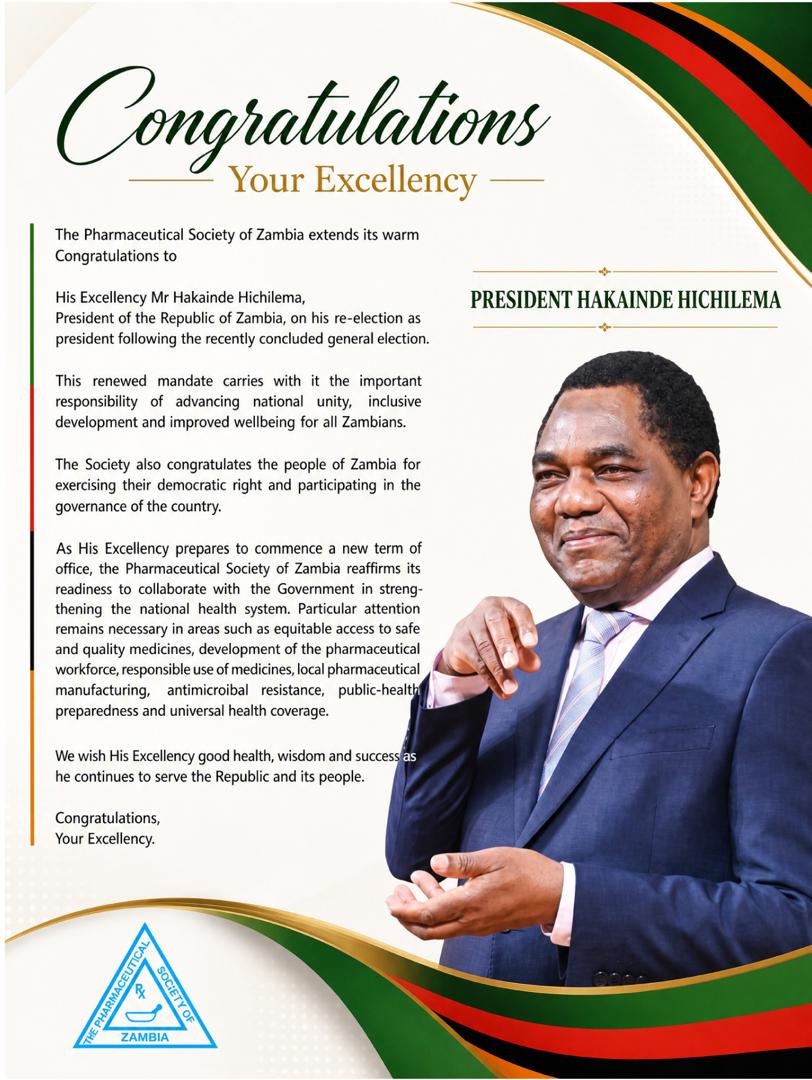 Congratulations Your Excellence
